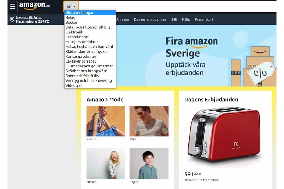 Första officiella uttalandet från Amazon: