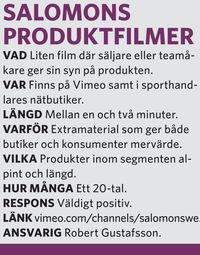 Salomons produktfilmer