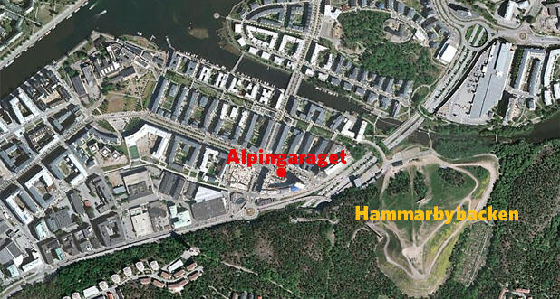 Världsunikt läge för Alpingaraget