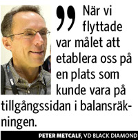 Black Diamond vill växa med stil