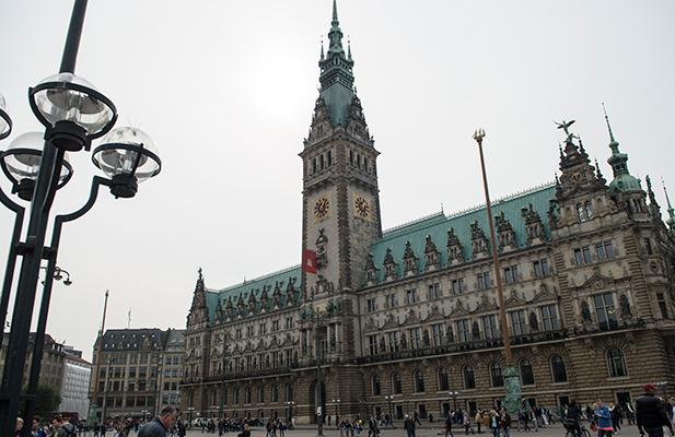 Stadium på plats i Hamburg