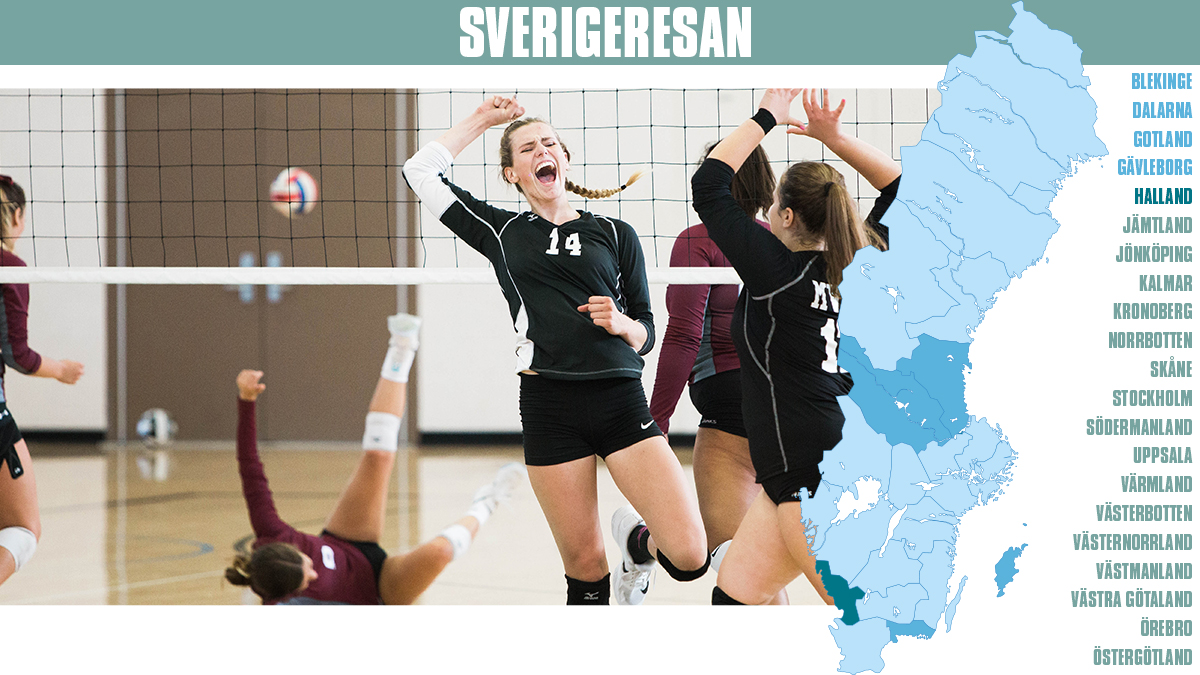 Sveriges enda volleybollexpert utgår från Falkenberg
